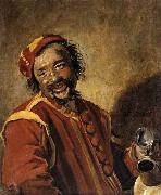 Frans Hals Lachende man met kruik USA oil painting artist